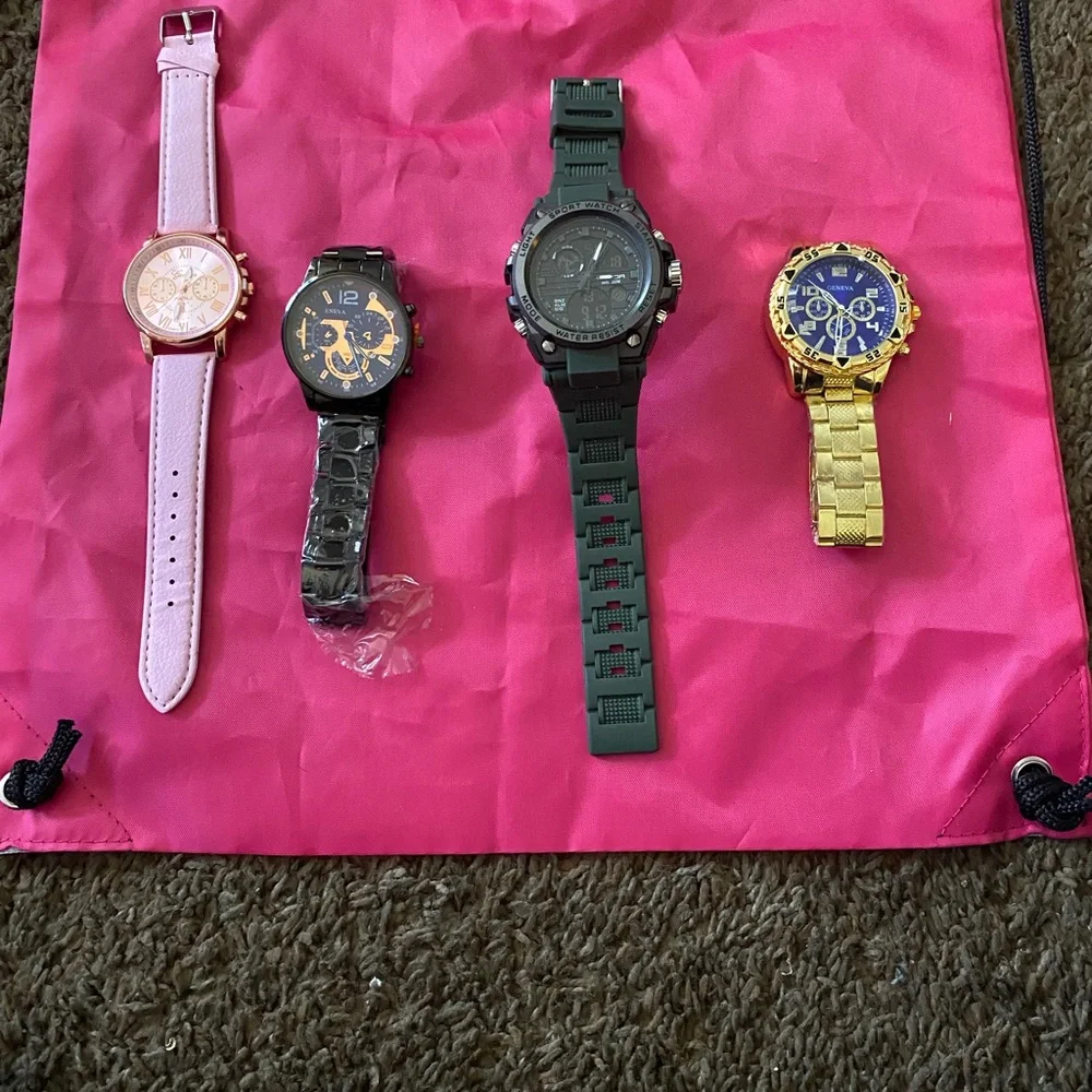 Set of Four Stylish Watches - Picture 1 of 13